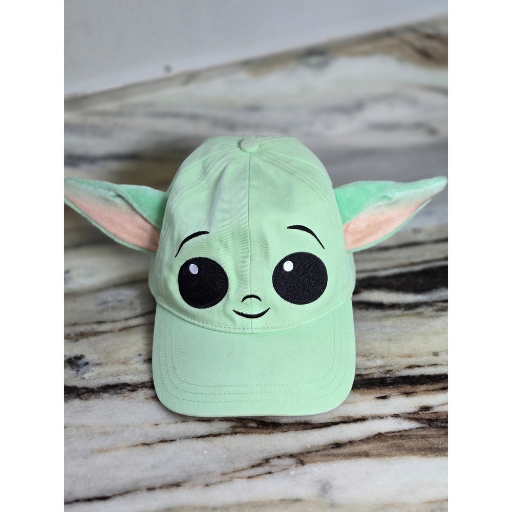 Disney Star Wars Grogu The Child Green Baseball Hat 3D Ears Walt Disney World